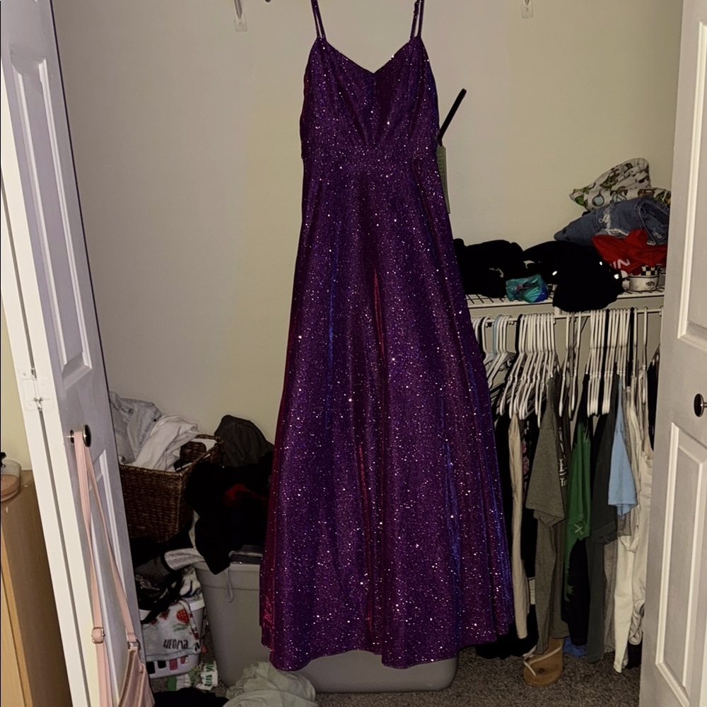 Sparkling Purple Gown